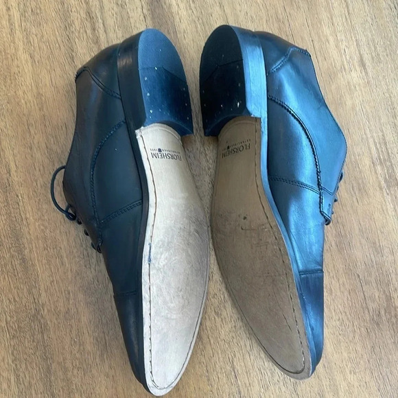 Florsheim Black Lace Oxford Cap Toe Dress Shoe Mens 11 EUC Classic Comfort Style - Picture 2 of 7